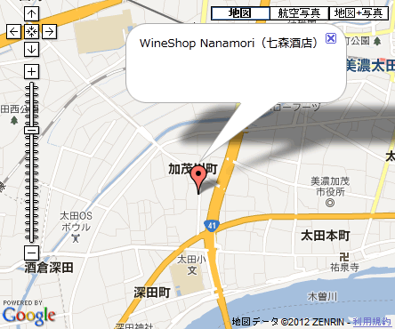 七森酒店の地図